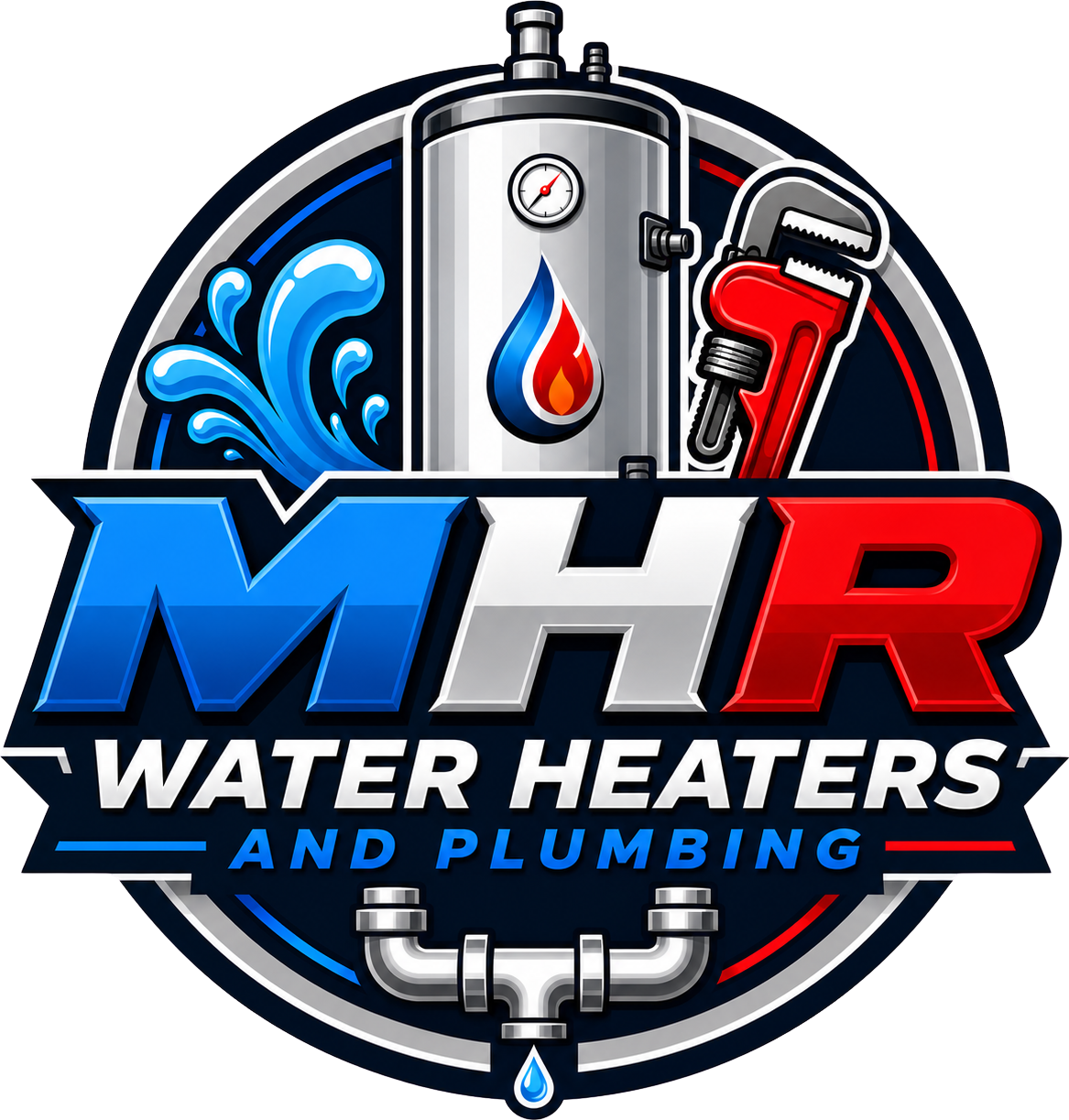 MHR Water Heaters and Plumbing logo